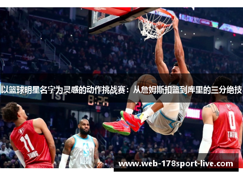 以篮球明星名字为灵感的动作挑战赛:从詹姆斯扣篮到库里的三分绝技