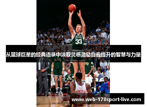 从篮球巨星的经典语录中汲取灵感激励自我提升的智慧与力量